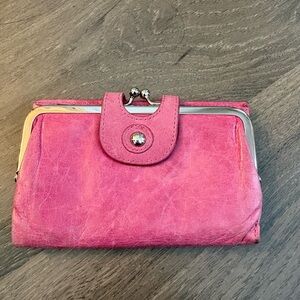HOBO Robin Wallet - Pink Leather